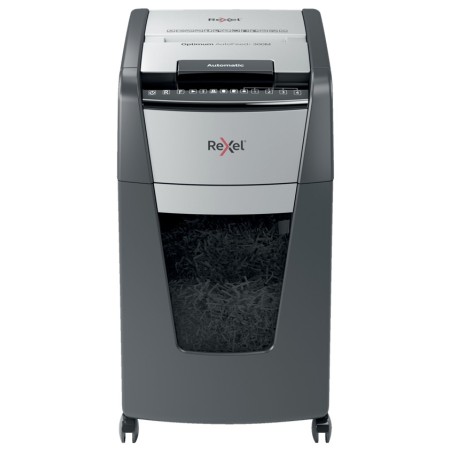 Rexel AutoFeed+ 300M distruggi documenti Taglio a frammenti 55 dB 23 cm Nero, Grigio