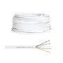 Vultech SC13502-100 cabo de rede Branco 100 m Cat6 U UTP (UTP)