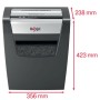 Rexel Momentum X312 distruggi documenti Taglio a particelle Nero, Grigio