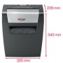 Rexel Momentum X406 distruggi documenti Taglio a particelle Blu, Grigio