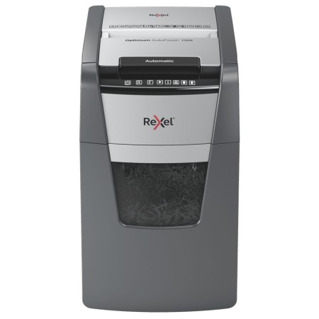 Rexel Optimum AutoFeed+ 130X distruggi documenti Triturazione incrociata 55 dB 22 cm Nero, Argento