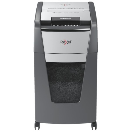 Rexel Optimum AutoFeed+ 225X destruidora de papel Trituração transversal 55 dB 23 cm Preto, Cinzento