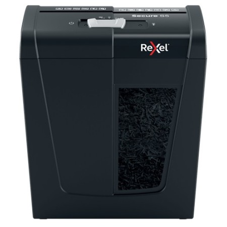 Rexel Secure S5 destruidora de papel Trituração em tiras 70 dB Preto