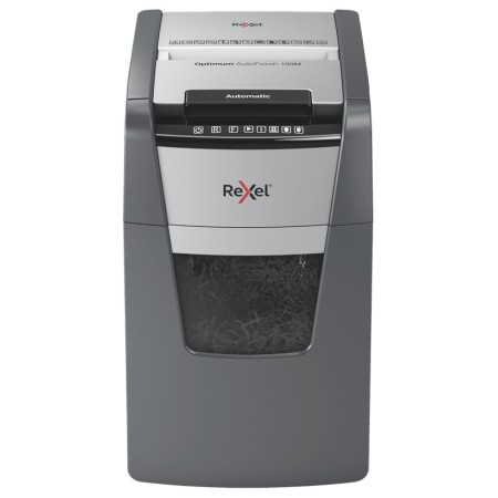 Rexel AutoFeed+ 130M distruggi documenti Taglio a frammenti 55 dB Nero, Grigio