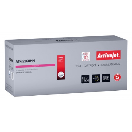 Activejet ATK-5160MN toner (replacement for Kyocera TK-5160M- Supreme- 12000 pages- magenta)