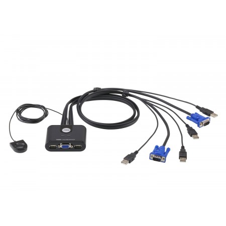 ATEN CS22U chaveador KVM Preto