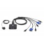 ATEN CS22U chaveador KVM Preto