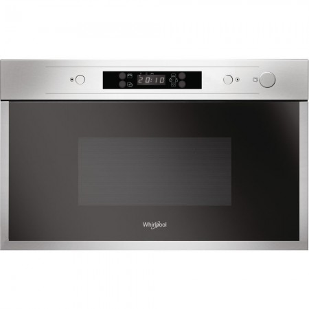 Whirlpool AMW 440/IX microwave Built-in Solo microwave 22 L 750 W Black,Silver