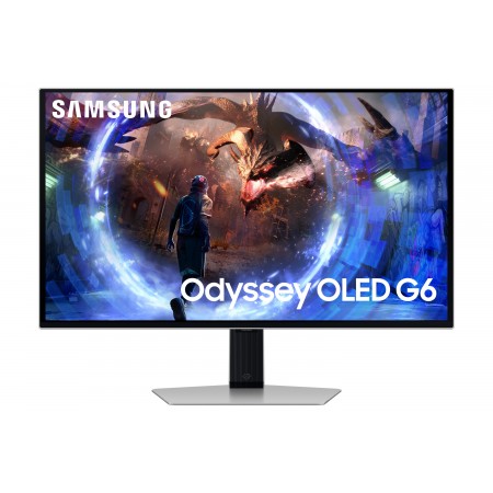 Samsung G60SD monitor de ecrã 68,6 cm (27") 2560 x 1440 pixels Quad HD OLED Prateado