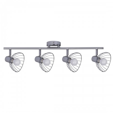 Activejet GIZEL quadruple ceiling wall light strip chrome E14 wall lamp for living room