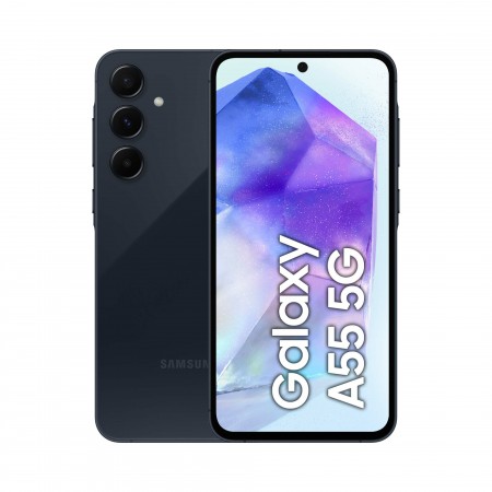 Samsung Galaxy A55 5G 16,8 cm (6.6") Dual SIM híbrido Android 14 USB Type-C 8 GB 128 GB 5000 mAh Azul marinho