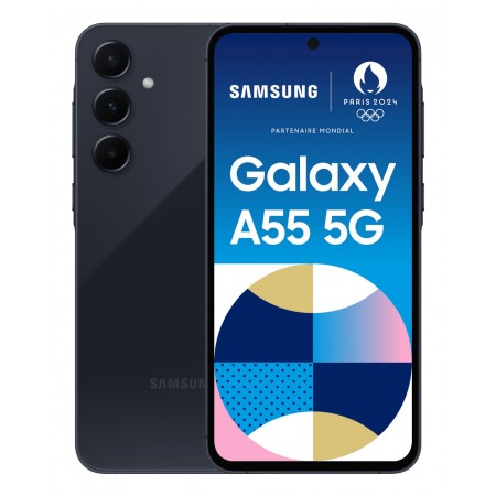 Samsung Galaxy A55 5G 16,8 cm (6.6") Dual SIM híbrido Android 14 USB Type-C 8 GB 256 GB 5000 mAh Azul marinho