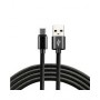 everActive cable USB-C 1m - Black, braided, quick charge, 3A - CBB-1CB