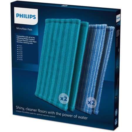 Philips Rechargeable Stick Accessory XV1700/01 Microfibre Pads