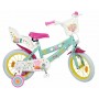 Children's bicycle 14" Peppa Pig green 1498 TOIMSA