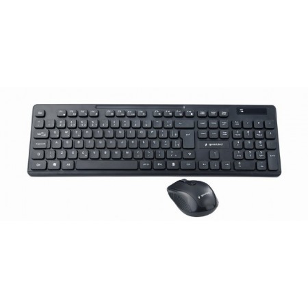 Gembird KBS-WCH-03 keyboard Mouse included Universal RF Wireless + USB QWERTY English Black