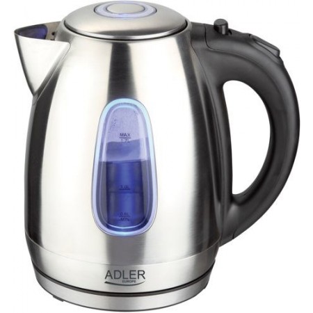 Adler AD 1223 electric kettle 1.7 L Black,Stainless steel 2200 W