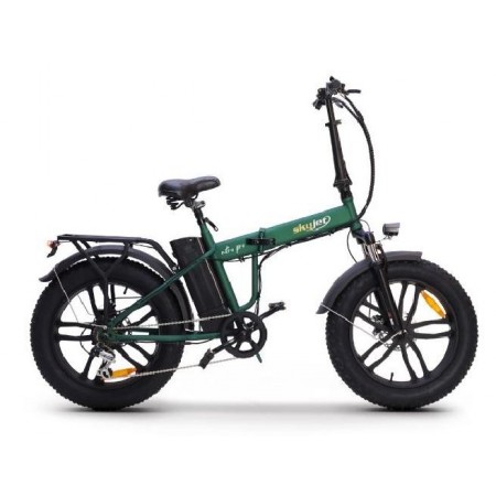 BICICLETA ELÉTRICA COM ASSISTÊNCIA A PEDAL FAT BIKE SKYJET 20" NITRO PRO - 250W - VERDE