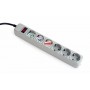 Gembird SPG6-B-6C power extension 1.8 m 6 AC outlet(s)