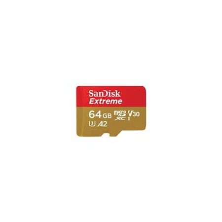 SanDisk Extreme 64 GB MicroSDXC UHS-I Class 10