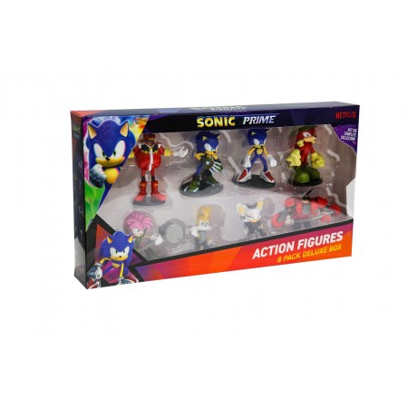 SONIC PRIME - FIGURKA AKCJI - ZESTAW 8 FIGUREK [DELUXE BOX]