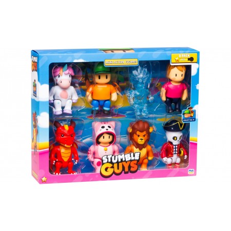 STUMBLE GUYS - MINI FIGURKI- DELUXE 8 FIGUREK VER.B