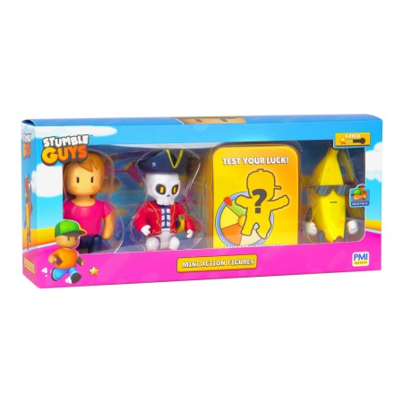 STUMBLE GUYS - MINI FIGURKI- ZESTAW 4 FIGUREK VER.A