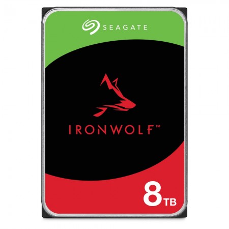 Seagate IronWolf ST8000VN002 unidade de disco rígido 8 TB 5400 RPM 256 MB 3.5" Serial ATA III