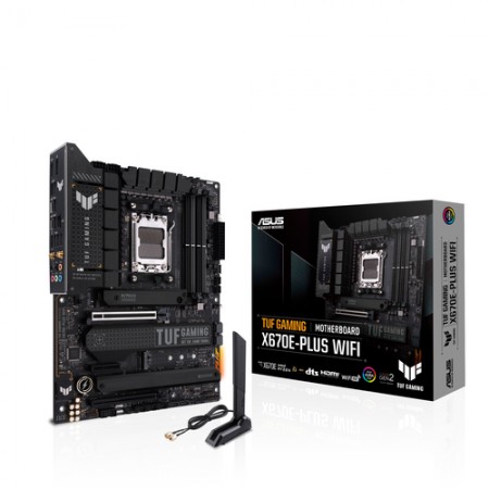 ASUS TUF GAMING X670E-PLUS WIFI AMD X670 Socket AM5 ATX