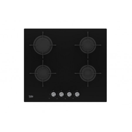 Beko HILG 64220 S hob Black Built-in Gas 4 zone(s)