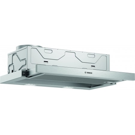 Bosch Serie 2 DFM064W54 cooker hood Semi built-in (pull out) Metallic, Silver 388 m3/h B