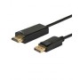 Savio CL-56 video cable adapter 1.5 m DisplayPort HDMI Type A (Standard) Black