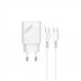 SAVIO LA-05 USB Type A & Type C Quick Charge Power Delivery 3.0 cable 1m Indoor