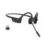 SHOKZ C120-AC-BK auscultador Auscultadores Sem fios Gancho de orelha Escritório Call center USB Type-C Bluetooth Preto