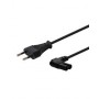 SAVIO CL-144 Power cable Black 3 m angled