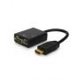 Savio CL-23 video cable adapter 0.5 m VGA (D-Sub) HDMI Type A (Standard) Black