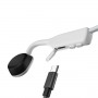 SHOKZ OpenMove Auscultadores Sem fios Gancho de orelha Chamadas Música USB Type-C Bluetooth Branco