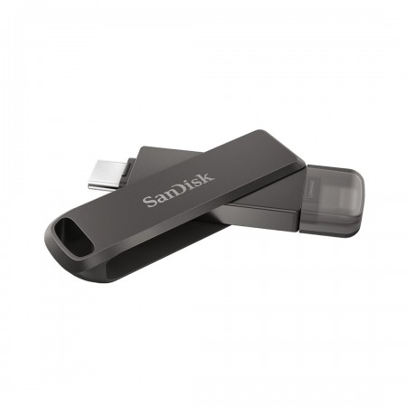 SanDisk iXpand USB flash drive 64 GB USB Type-C / Lightning 3.2 Gen 1 (3.1 Gen 1) Black