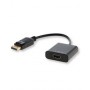 Savio CL-55 video cable adapter 0.2 m DisplayPort HDMI Type A (Standard) Black