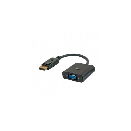 Savio CL-90 video cable adapter 0.2 m DisplayPort VGA (D-Sub) Black