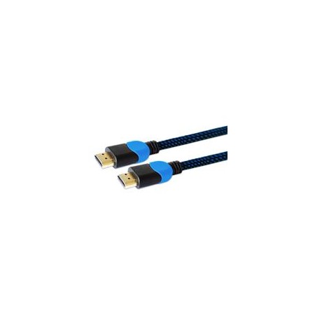 Savio GCL-02 HDMI cable 1.8 m HDMI Type A (Standard) Black,Blue