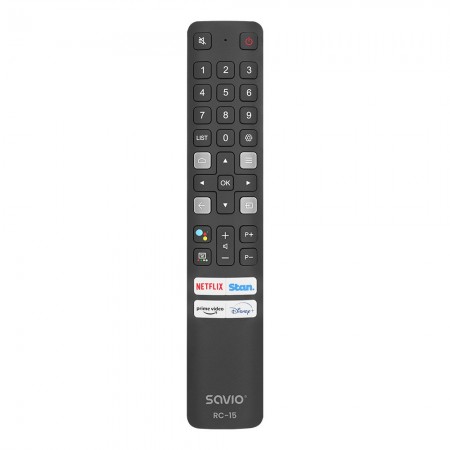 SAVIO RC-15 universal remote control/replacement for TCL , SMART TV