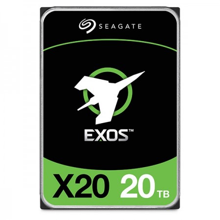 Seagate Enterprise Exos X20 unidade de disco rígido 20 TB 7200 RPM 3.5" Serial ATA III