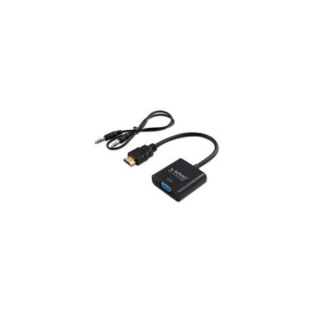 SAVIO HDMI (M) – VGA (F) Adapter with audio CL-23/B Black