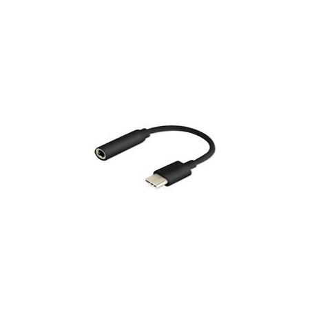 SAVIO USB Type 3.1 C (M) – Jack 3.5mm (F) Audio adapter Black AK-35/B