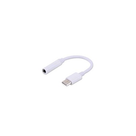 SAVIO USB Type 3.1 C (M) – Jack 3.5mm (F) Audio adapter White AK-35