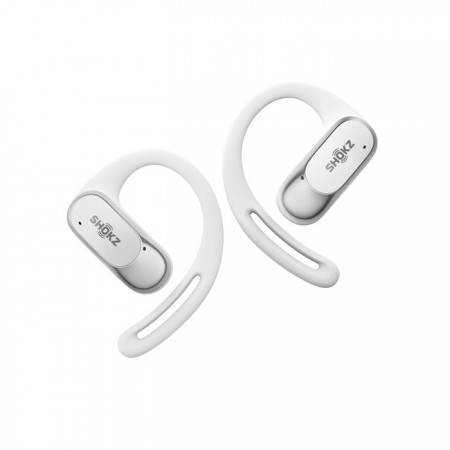 SHOKZ OpenFit Air, weiss Auscultadores Sem fios Gancho de orelha Chamadas Música Desporto Dia-a-dia Bluetooth Branco