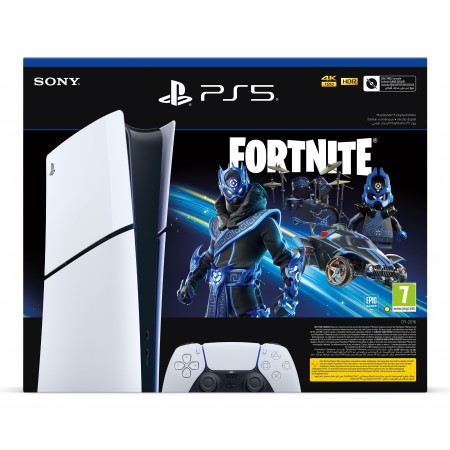 Sony PlayStation 5 Slim Fortnite bundle 1,02 TB Wi-Fi Preto, Branco