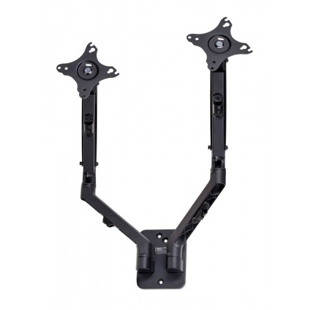 Gembird MA-WA2-01 monitor mount / stand 68.6 cm (27") Black Wall