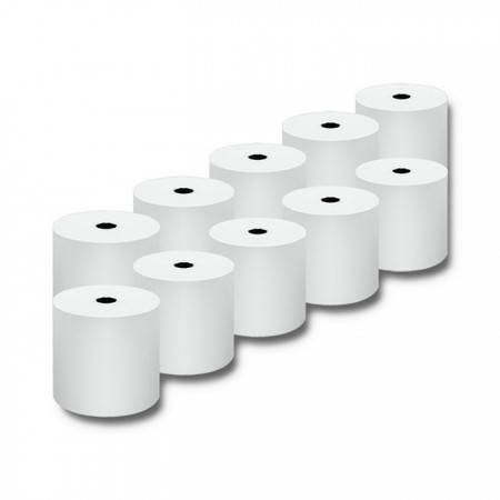 Qoltec 51892 Thermal roll 80 x 80 | 55g/m2 | 10pcs | BPA free